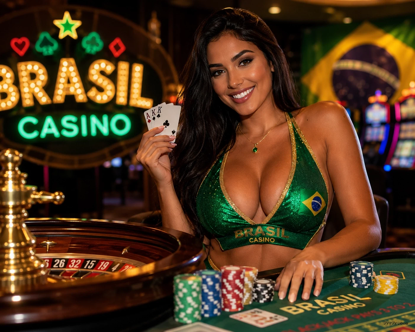 Jogos de Cassino Premium - Slots, Roleta, Blackjack e Dealer Ao Vivo